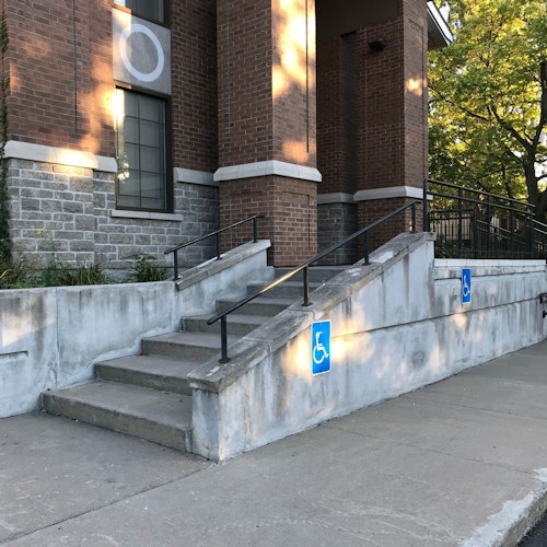 Mormon Church - 7 Stair Rail skateboard spot in Montreal, Quebec