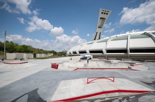 Vans skatepark skateboard spot in Montreal, Quebec